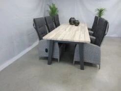 Te Velde Tuinmeubelen Tuinset Ross Met 4so Derby 240 Tafel
