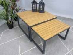 Te Velde Tuinmeubelen Palazzo Koffie Tafel Set