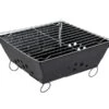Camp-Gear Barbecue Envelop Opvouwbaar Houtskool Zwart
