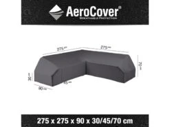 Platinum AeroCover Loungesethoes Platformset L-vorm 275