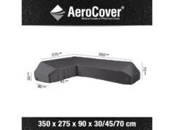 Platinum Aerocover Loungeset Platformhoes Links 350x275x90xH30/45/70
